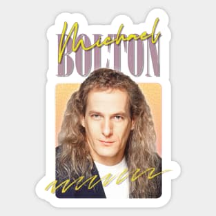 Michael Bolton / 90s Style Fan Art Design Sticker